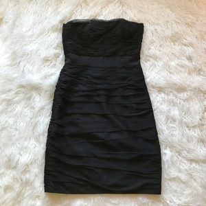 MONIQUE LHUILLIER‎ BRIDESMAID BLACK DRESS